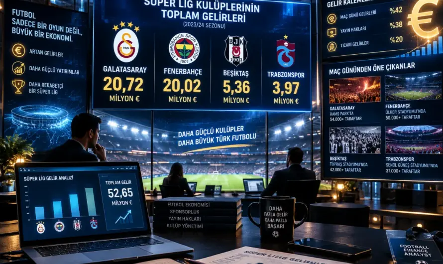 Avrupa Sahnesinde Türk Takımlarının Güncel UEFA Kazanç Tablosu