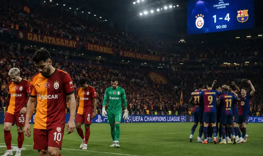 Galatasaray’ın Avrupa Sınavı: Barcelona Karşısında Alınan 4-1’lik Mağlubiyetin Anatomisi